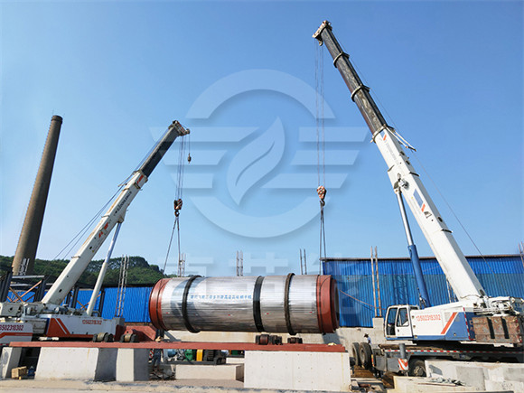 滾筒污泥干燥設備吊裝 滾筒污泥干燥設備吊裝